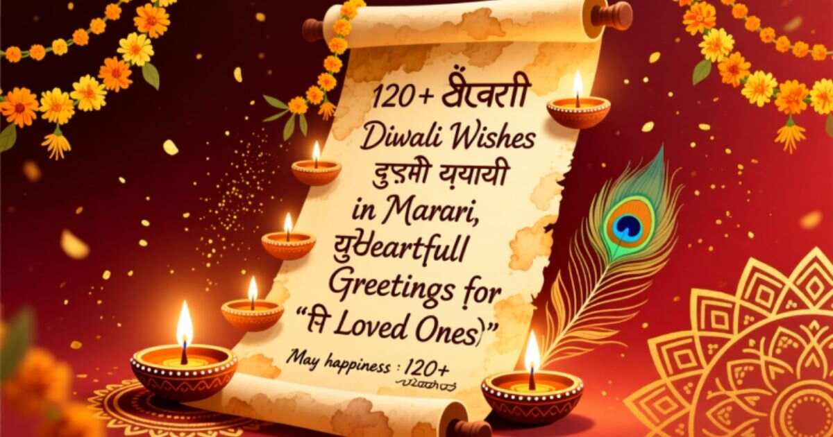 120+ Diwali Wishes in Marathi , Heartfelt Greetings for Loved Ones