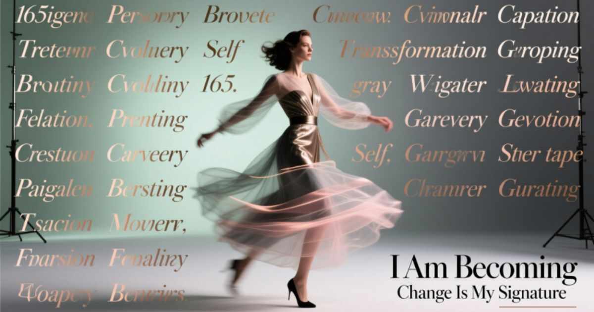 165+ Transformation Captions for Embracing Change With Style