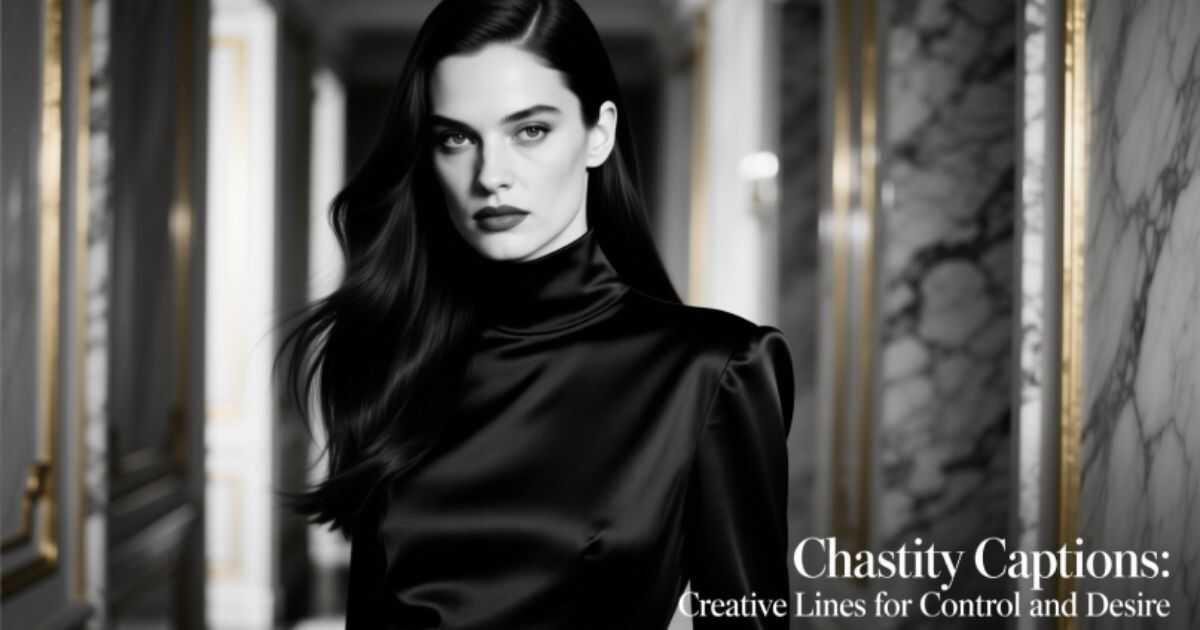 Chastity Captions: Creative Lines for Control and Desire