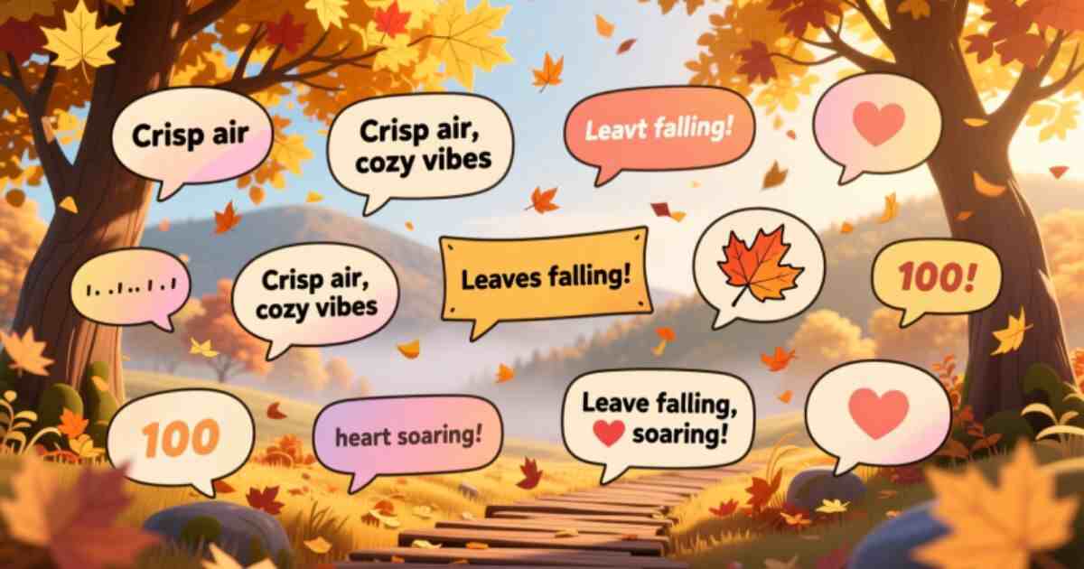 100 + Fall Captions to Perfectly Match Your Autumn Vibes