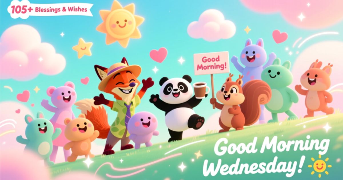 105+ Beautiful Good Morning Wednesday Blessings and Wishes