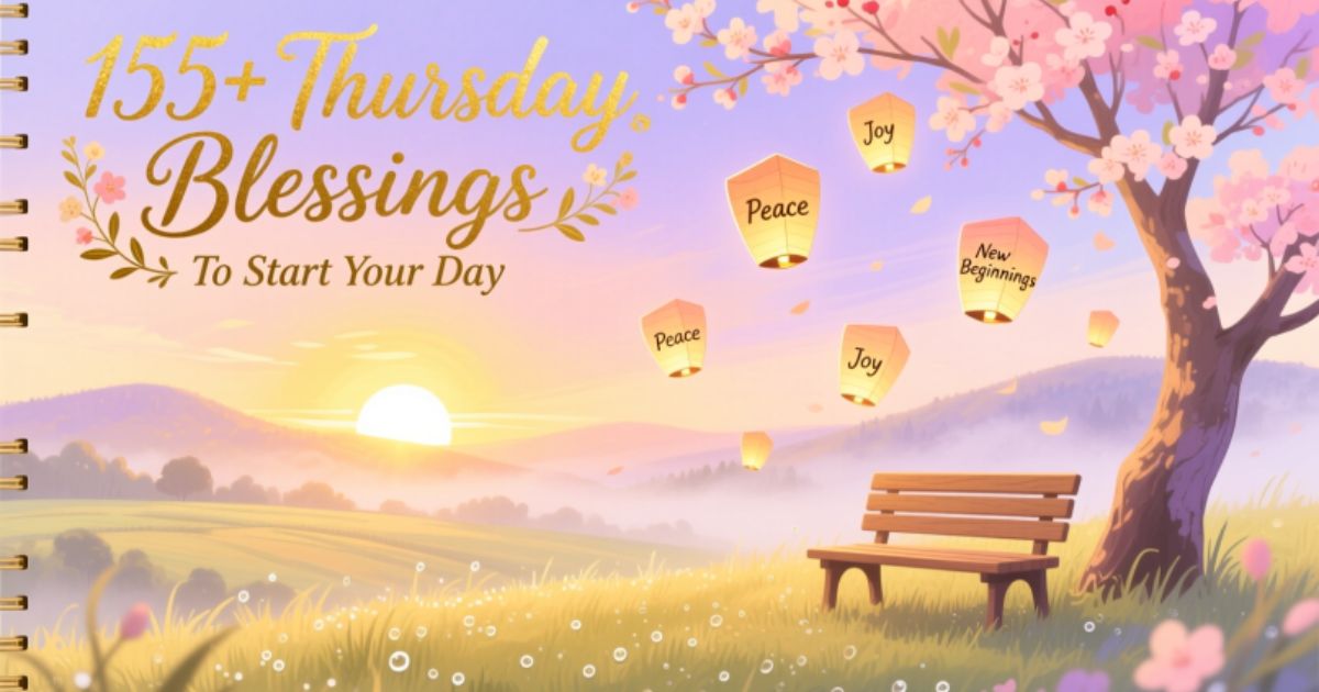 155+ Thursday Blessings To Start Your Day Happy and Beautiful