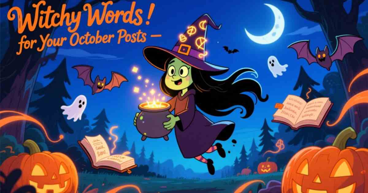 190+ Halloween Captions: Witchy Words for Your October Posts