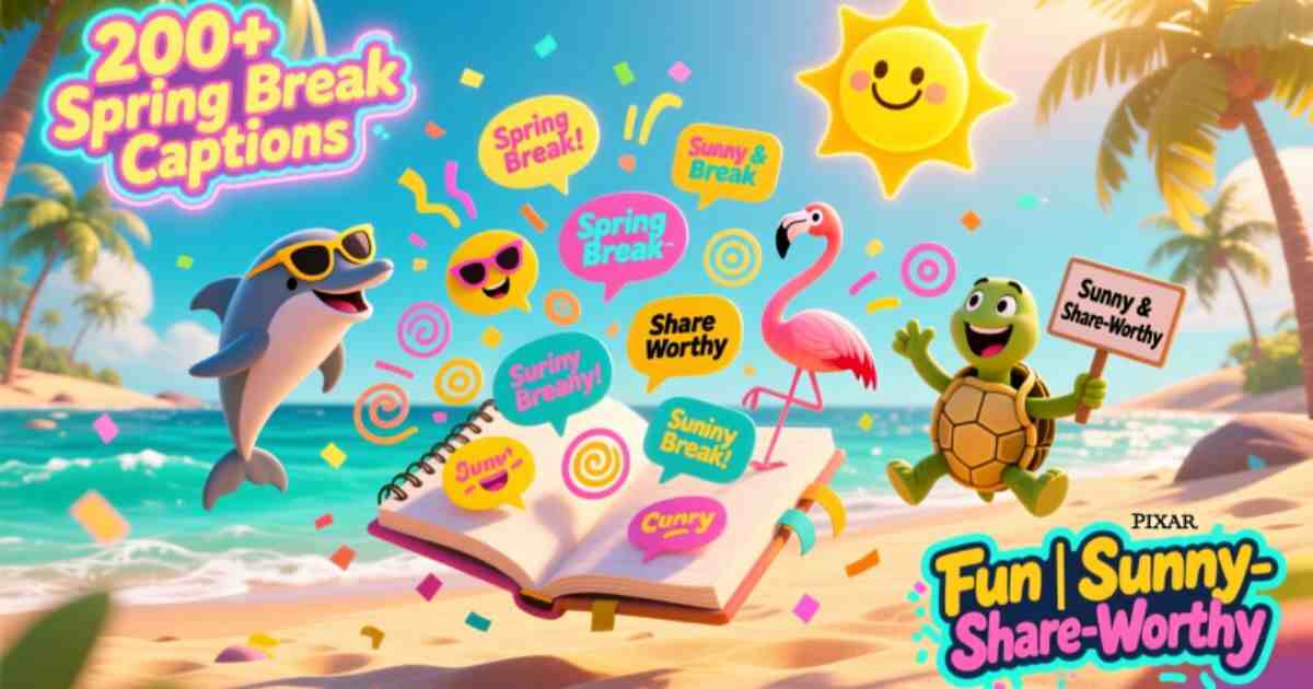 200+ Spring Break Captions: Fun and Share-Worthy Phrases