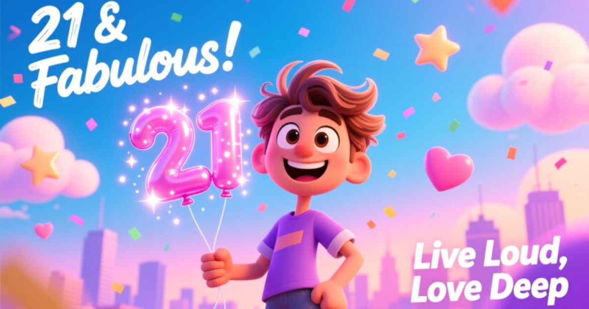 21st Birthday Captions: Perfect Lines to Celebrate Your Big Day