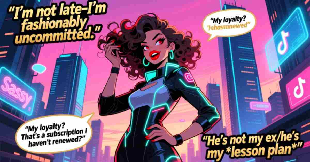 Cheating Captions: Bold and Sassy Lines for Social Media Posts