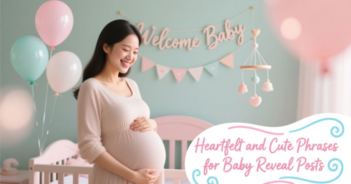 Impregnation Captions:Cute Phrases for Baby Reveal Posts