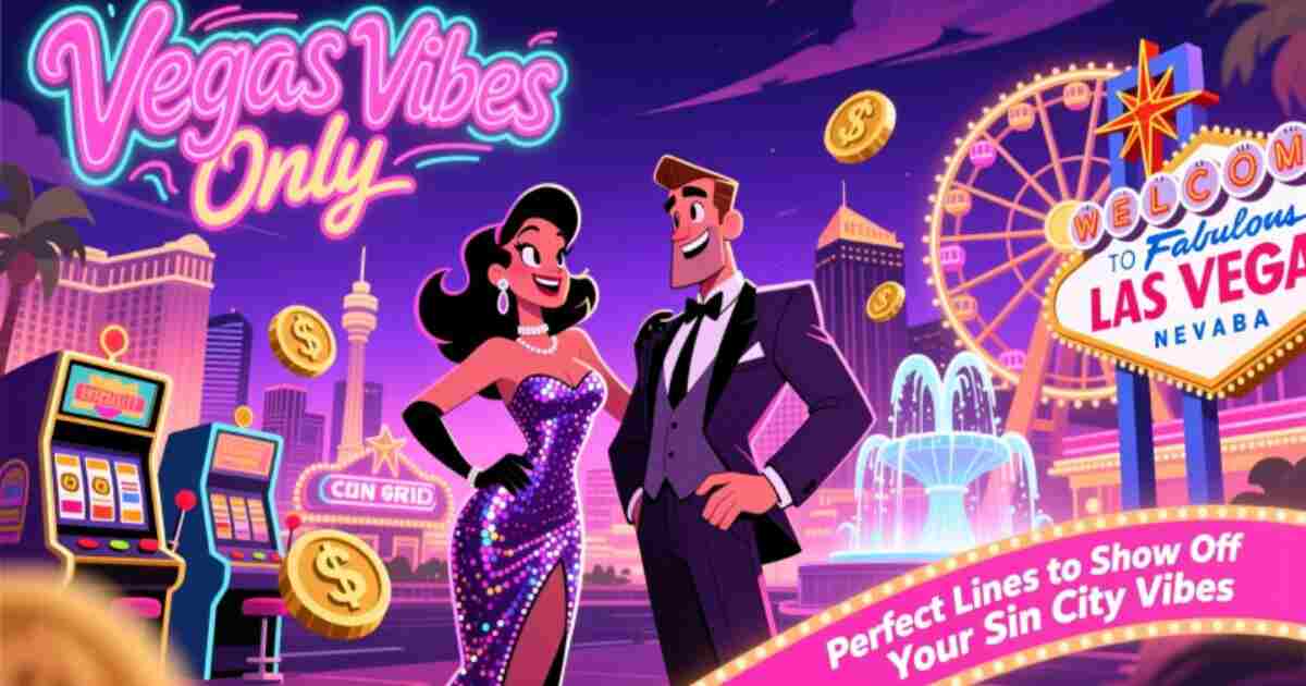 Vegas Captions: Perfect Lines to Show Off Your Sin City Vibes