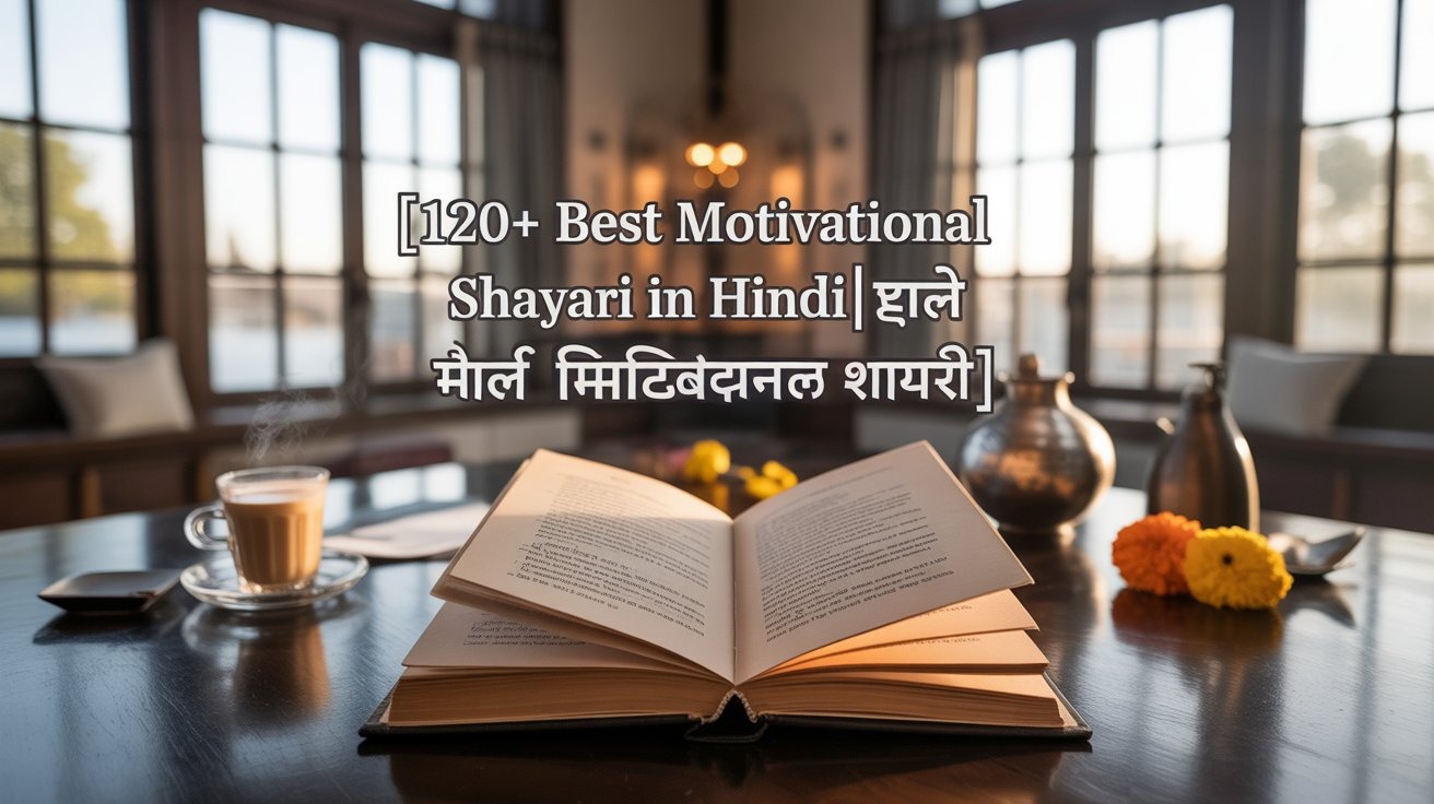 120+ Best Motivational Shayari In Hindi | जुनून देने वाली मोटिवेशनल शायरी