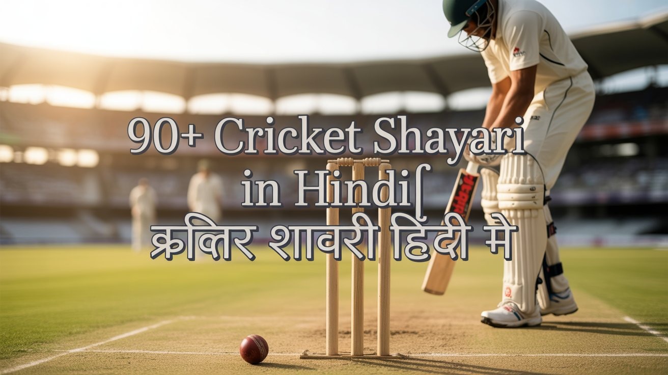 90+ Cricket Shayari In Hindi | क्रिकेट लवर शायरी हिंदी मे