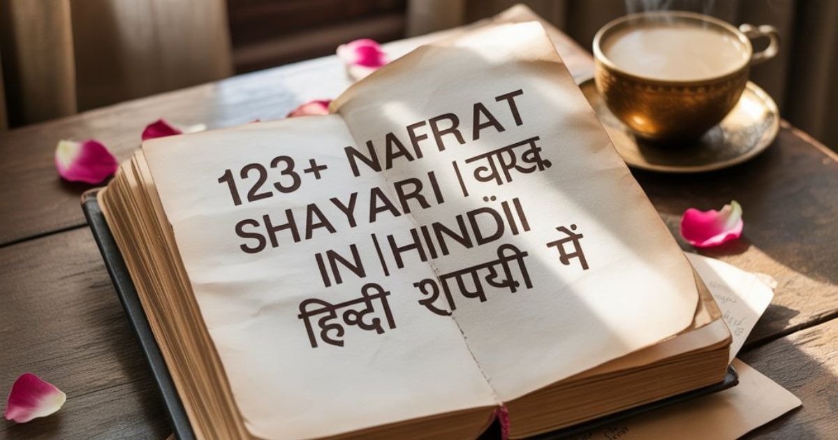 123+ Nafrat Shayari In Hindi | नफरत शायरी हिंदी में