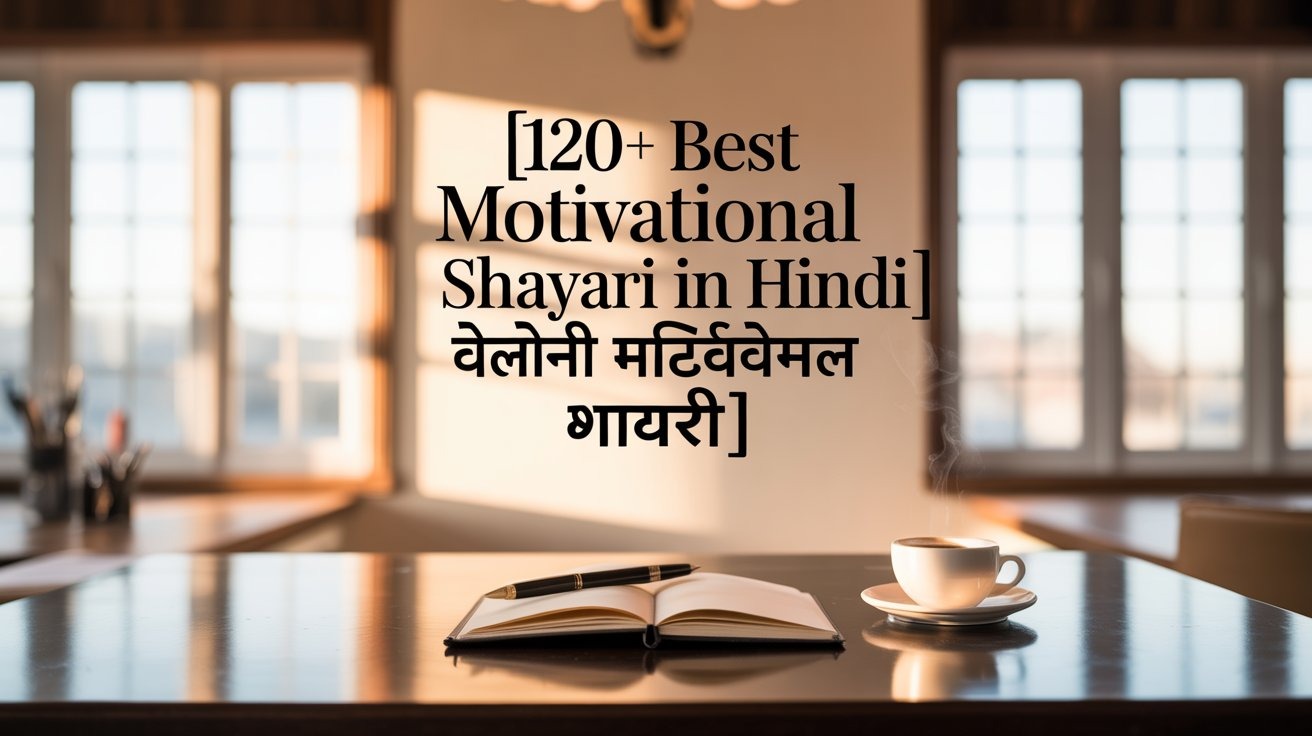 120+ Best Motivational Shayari In Hindi | जुनून देने वाली मोटिवेशनल शायरी